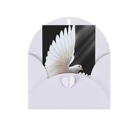 Flying Dove Printing Vertical Blank Paper Holiday Greeting Thankful For You (Thinking Of You Card Birthday Card)