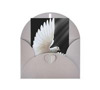 Flying Dove Printing Vertical Blank Paper Holiday Greeting Thankful For You (Thinking Of You Card Birthday Card)