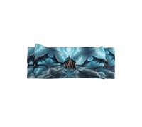 Flying Dragon All-over printed baby bow headband matches any outfit for babies, toddlers and kids
