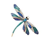 Flying Dragon Brooch - Dragonfly with Rhinestone Enamel Brooch Dragonfly Pendant Rhinestone Brooch Dragonfly Brooch with Lapel, Dragonfly Brooch with Lapel, Dragonfly Brooch, Fare riferimento alla