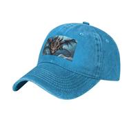 Flying Dragon Cowboy Baseball Cap Comfortable Classic Black Design Suitable for Outdoor Travel and Sports