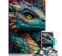 Flying Dragon Graffiti Jigsaw Puzzles for Teenagers 1000 Piece Puzzle,Help The Brain Exercise Addictive Toys to Cultivate Patience A Work of Art 38x26cm