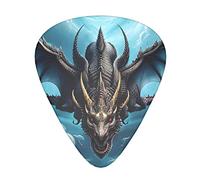 Flying Dragon Guitar Plectrums Classical Triangle Bass Acoustic And Electric Guitar Plectrums For Guitarists 12 Pieces