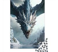 Flying Dragon II Wooden Jigsaw Puzzles 1000 Pieces Jigsaw Creative Rectangular Large Family Puzzle Game Artwork for Adults Teens 1000pcs (75x50cm)