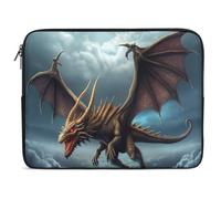 Flying Dragon Laptop Sleeve 15inch Laptop Protective Case for Women Men Shockproof Computer Cover Portable Notebook Briefcases Computer Carrying Bag Lap Top Protector Compatible with Notebooks