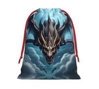 Flying Dragon M Patterned Gift Bags - Add a touch of formality to weddings, Christmas, birthdays, and anniversaries - (S - L)