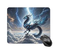 Flying Dragon Mouse Pad - Non-Slip Rubber Base Ultra-Thin Desk Mat Waterproof & Portable Mousepad for Gaming, Office, Design 25 * 30cm