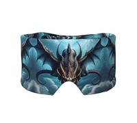 Flying Dragon Printed Sleep Eye and Ear Masks (26.8Ã-4.3 inches) Suitable for Travel, Yoga, Deep Rest Indoor and Outdoor