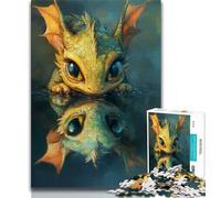 Flying Dragon Reflection 1000 Piece Jigsaw Puzzles for Teenagers Gifts,Help The Brain Exercise Addictive Toys to Cultivate Patience Great Gift (38x26cm)
