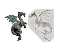 Flying Dragon Silicone Fondant Cake Mold, 3D Flying Dragon Chocolate Mold Kitchen Baking Mold Wedding Cake Decorating Moulds Gummy Sugarcraft Mold Chocolate Candy Cupcake Mold