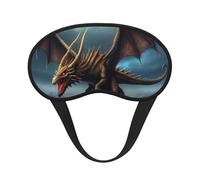 Flying Dragon Sleep Eye Mask for Women Men Soft and Comfortable Sleep Mask Blackout Sleeping Eye Cover for Travel Yoga Nap Shift Work
