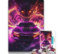 Flying Dragon Sports Car 1000 Piece Jigsaw Puzzles,Challenging To Complete But Fun And Humorous Birthday Present,Gifts,Wall Art 38x26cm