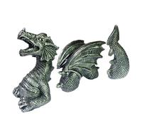Flying Dragon Statue - Mythical Dragon Yard Sculpture, Resin Outdoor Gothic Statue | Evil Garden Creature Figurine Decor, Fantasy Lawn Ornament, Haunted Horror Display for Patio Pathway Decoration