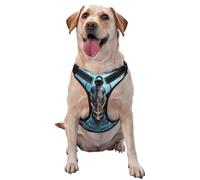 Flying Dragon X-Large Printed pet Traction Vest - Ideal for Dog Walking, Hiking, Daily Travel