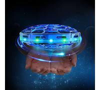 Flying Toy Drone for Kids, 360° Hands Free Motion Sensors Mini Drone with LED Light, Easy Indoor Small UFO Helicopter Toys Flying Ball Drone Cool Toys Gift for 6 7 8 9 10+ Year Old Boys Girls Teens