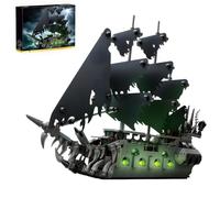 Flying Dutchman Pirate Ship Building Blocks Set, Ghost Ship Model Bricks | 778 PCS Sailboat Kit Toys, Pirate Boat Collectible Display, Spooky Home Office Decor, Creative Gifts for Adults, Teens, Men