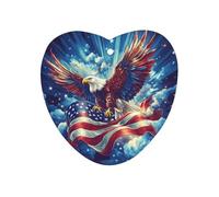 Flying Ea-gles U.S Flag Car Aromatherapy Tablets Air Freshener Hanging Scented Cards for Rooms Bathrooms Wardrobe Love form