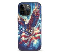 Flying Ea-gles U.S Flag Phone Case Compatible with iPhone 14/14 Plus/14 Pro/14 Pro Max Flip Protective Cover with Card Holder