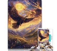 Flying Eagle Adult Jigsaws 1000 Piece,Educational Game Challenge Toy Wall Decoration Unique Birthday And Xmas Gifts 38x26cm