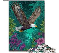 Flying Eagle Adult Jigsaws 1000 Pieces Difficult, Educational Games DIY Toys with Matching Poster And Trivia Sheet for Age 14+ (50x75cm)
