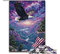 Flying Eagle Jigsaw Puzzles for Adults 1000 Piece Puzzle, Challenging To Complete But Fun And Humorous Birthday Present, Gifts, Wall Art (26x38cm)