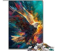 Flying Eagle Jigsaw Puzzles for Adults Teenagers Jigsaws Puzzle, Interesting Stress Reduction Parent-child Interaction (26x38cm)