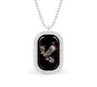 Flying Eagle Native Indian Custom Photo Necklace Personalized Picture Pendant Memory Jewelry for Women