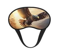 Flying Eagle Print Comfort Eye Mask for Sleeping Light Blocking Nap for Travel Yoga Camping Night Rest