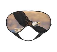 Flying Eagle Print Functionality Outdoor Travel Eye Mask Breathable Camping Meditation Yoga Friendly