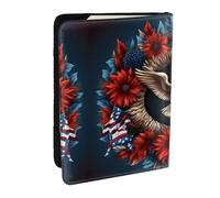 Flying Eagle Print Passport Holder Cover Wallet Passport Cover, Passport Wallet Case for Cards and Documents