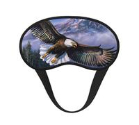 Flying Eagle Print Sleep Mask, Eye Sleeping Mask for Women and Men for Total Darkness, Reduces Puffy Eye Mask
