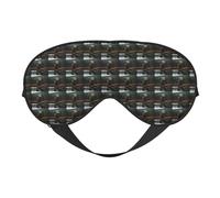 Flying Eagle Print Soft Eye Mask Lightweight Sleep Aid Breathable Blackout Travel Nap Yoga Meditation
