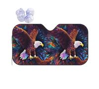 Flying Eagle Sun Shade - Folding Car Front Window Sunshade for Cars SUV Trucks,Max UV Blocking and Keep The Vehicle Cool