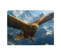 Flying Eagle Valley Wooden Puzzle 500 Piece Jigsaw Puzzle for Adults Challenging Puzzle for Game Size 15"x20.4"