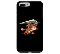Flying Feline Soaring Glider Airborne Cat Hang Gliding Cute Case for iPhone 7 Plus/8 Plus
