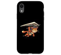 Flying Feline Soaring Glider Airborne Cat Hang Gliding Cute Case for iPhone XR
