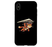 Flying Feline Soaring Glider Airborne Cat Hang Gliding Cute Case for iPhone XS Max