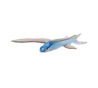 Flying Fish Figurine, Exquisite Flying Fish Model Toy, Hand Painted Simulation Sea Animal, Learning Educational Toy, Gift for Children, Educational and Fun