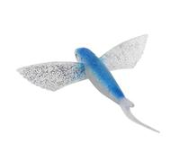 Flying Fish Lure | Fly Fish Saltwater Trolling Lures - Soft Tuna Mahi Saltwater Fishing Tackle (Glitter Wings Flash Point Random)
