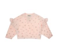 Flying Flowers Terry Sweat Pale Pink 2 years