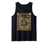 Flying Fox Tarot Card Constellation Bat Gothic Tank Top