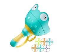 Flying Game Launcher Toy - 5.51x9.06 Inch Disc Toy | Throwing Toys, Flying Saucer Playset, Interactive Sports, Catching Outdoor Games, for Lawn Games cor
