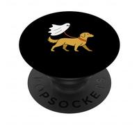 Flying Ghost Walking Labrador Lab - Dog Mom Dad Pet PopSockets Adhesive PopGrip