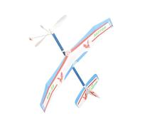 Flying Glider Aircraft - 50cm Rubber Band Airplane, Educational Science Kit | Wind Up Elastic Powered Plane For Children Teens Students, Outdoor Yard Playing Backyard Games Physical Activity