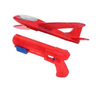 Flying Glider Plane - Catapult Toy Foam Airplane, LED Light Lightweight Design for Kids Soft Foam Material Aircraft Toy for Play Hand Launch Glider Plane for Boys Girls Garden Park Camping Fun