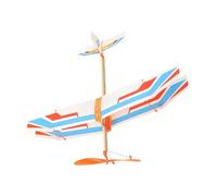 Flying Glider - Rubber Band Aircraft, Elastic Powered Plane, Propeller Kit, Outdoor Sport Activity, High Performance Toy, Large Model For Boys Girls Students Camping Garden