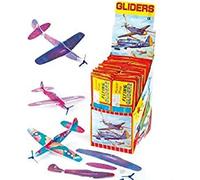 HENBRANDT Pack Of 12 Classic World War II Flying Plane Gliders- Polystyrene Pinata Toy Loot/Party Bag Fillers Wedding