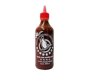 Flying Goose Brand - Sriracha Super Hot Chilli Sauce - 455ml Plastic Bottle