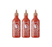 Flying Goose Sriracha Extra Garlic Hot Chilli Sauce 455ml (Pack of 3)