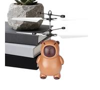Flying Helicopter Toy,Capybara Shaped Motion Sensored Figure Airplane - Flying Character Toys,for Kids Children Girls Indoor Outdoor Play Park Backyard